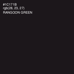 #1C171B - Rangoon Green Color Image